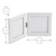 image 3 of Nicola Spring Folding 2 Photo Frame - 4 x 4" - Black