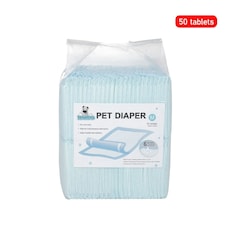 Living and Home 50 Pcs Disposable Dog Diaper Pads, 60cm W*45cm D