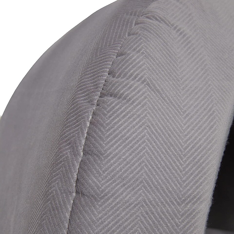 image 1 of Grey Small Pet Dog Cat Bed Folding Dome Pod Puppy Kitten Igloo Cave Tent House