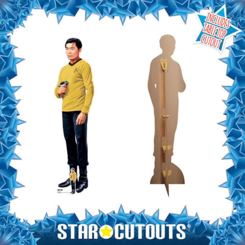 image 1 of Hikaru Sulu Star Trek Lifesize Cardboard Cutout 175cm