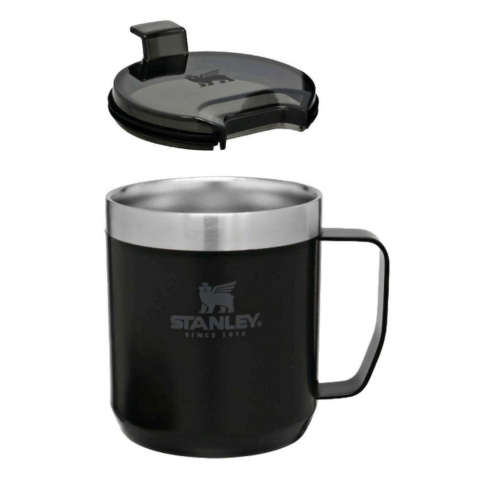 image 1 of Stay Hot Camp Mug 0.35L | Black | Black | One Size | 1