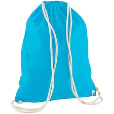 Westford Mill Cotton Drawstring Bag | Blue | Surf Blue | One Size | 1