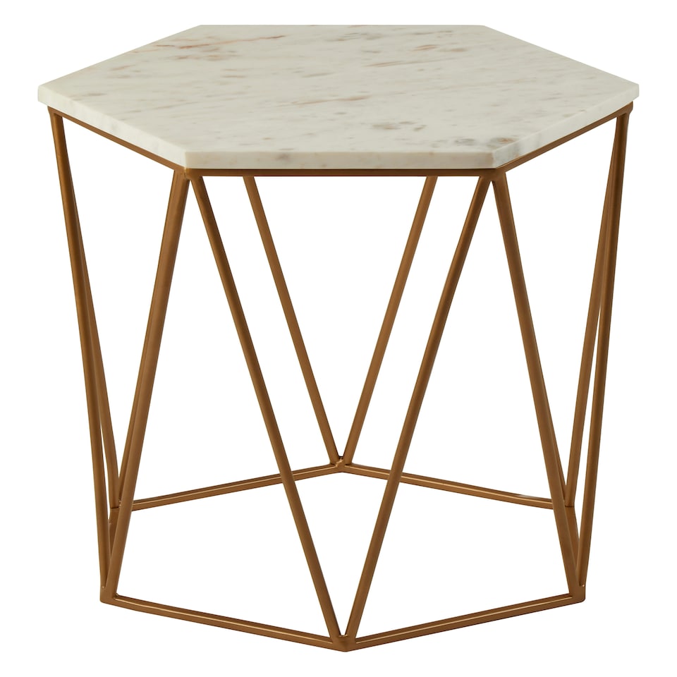image 1 of Interiors by Premier Shalimar Hexagonal Side Stable