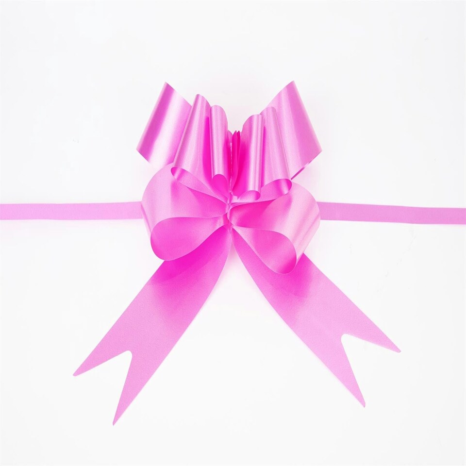 image 1 of 40pcs 50mm Hot Pink Pullbow