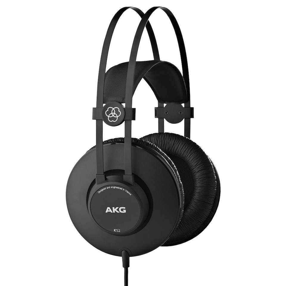 image 1 of AKG K52 High Performance Lightweight Closed-Back Headphones Black
