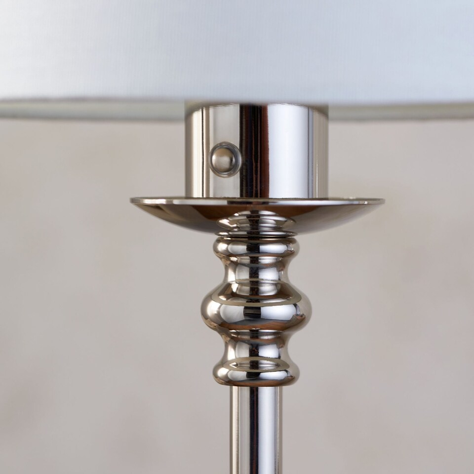image 1 of Fable Polished Chrome Rechargeable Touch Floor Lamp