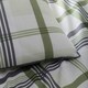 image 2 of Portfolio Home Prague Checkered Bedding Duvet Cover Set Green | Super King