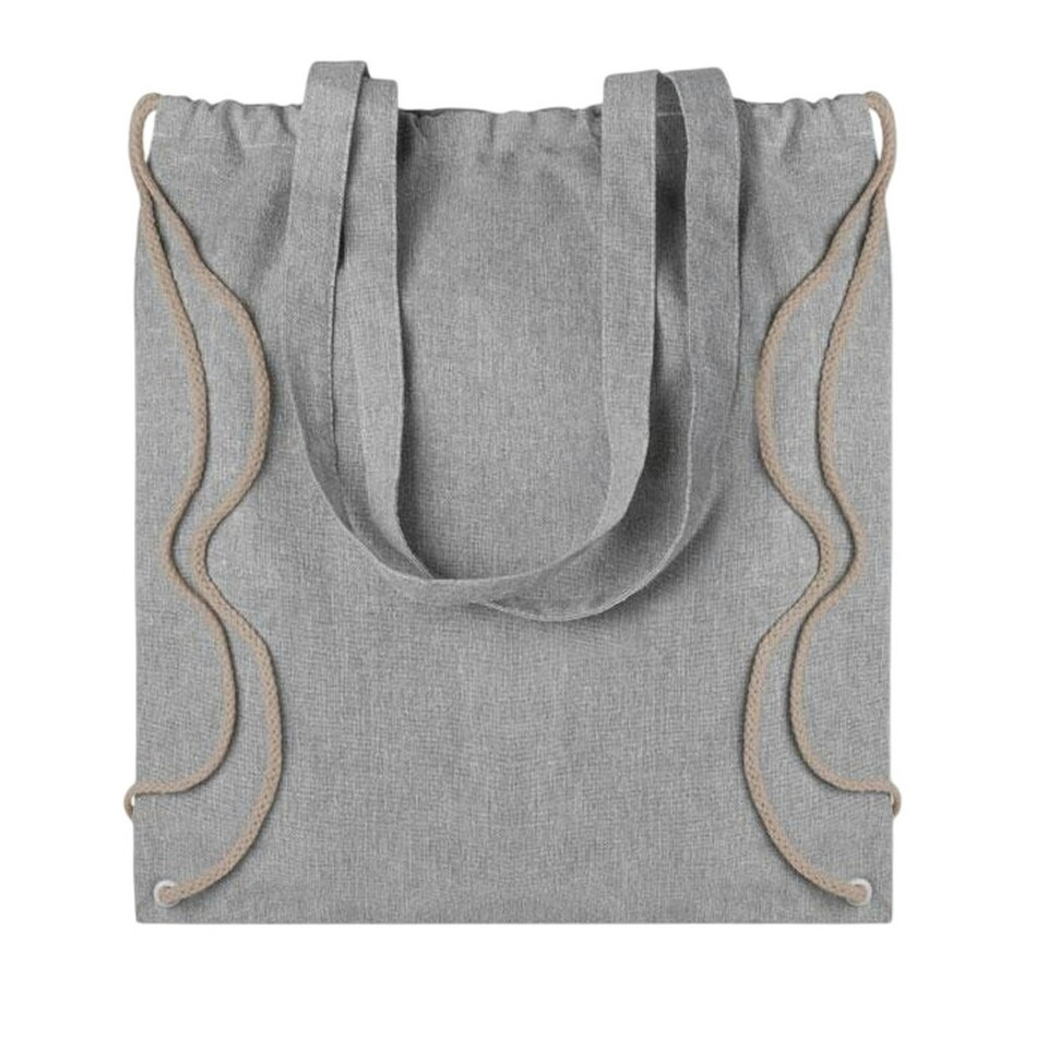 image 1 of MidOcean Moira Duo Drawstring Bag - Grey - One Size Grey