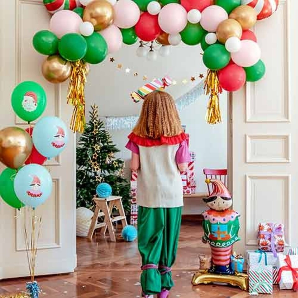 image 1 of Christmas Candyland Characters Assorted Latex Balloons 30cm / 12 in - Pack of 6