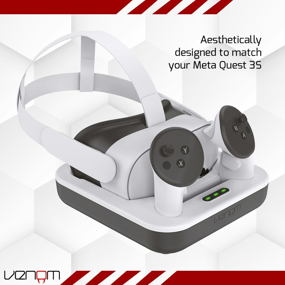 image 1 of Venom Charging Dock and Rechargeable Battery Packs for Meta Quest 3S