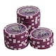 image 5 of Traditional 13.5G Poker Chips - Pack of 25 - Various Denominations | Purple