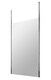 image 1 of Balterley Ellerton Contemporary Bathroom 8mm Glass Profile Wetroom Screen with Ceiling Posts, Chrome Finish, 1950 x 1200 x 14mm
