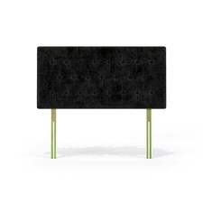 Lona Black Naples Velvet Headboard Double | Multi
