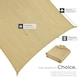 image 5 of Sun Sail Sonny, UV Protected, Water-Resistant and Anti-Tear | Cream | sand | 2 x 4 m | 1