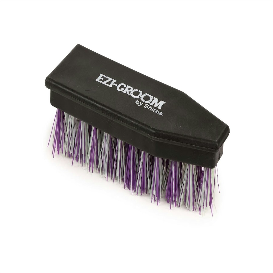 image 1 of Shires Ezi Groom Shape Up Hoof Brush Purple | Colour: Purple/Green
Size: One Size