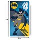 image 2 of Batman Age 4 Birthday Card With Badge