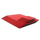 image 3 of Lara-May Set of 8 London Red Recycled Leather Placemats & 8 Leather Coasters