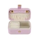 image 1 of Living and Home Portable Mini Jewelry Box Organizer | Pink