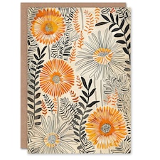 Wildflowers Quirky Nature Him Her Birthday Card