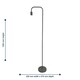 image 5 of Leroy - Grey 151cm Exposed Bulb Floor Lamp Grey