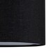 image 4 of Black Textured Cotton 17cm Table Lamp Shade Black