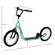 image 3 of HOMCOM 90-96cm Kids Kick Scooter w/ Adjustable Handlebar Inflatable Wheels Blue