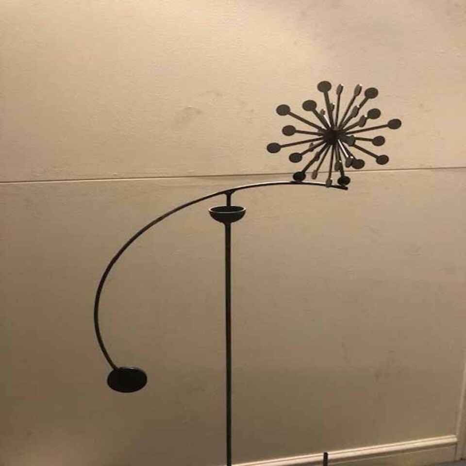 image 1 of Allium Wind Rocker Single Bare Metal - Ready to Rust - Steel - L66 x W54 x H148.5 cm