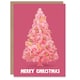 image 1 of Christmas Card Pink Pony and Candy Cane Tree Decorations