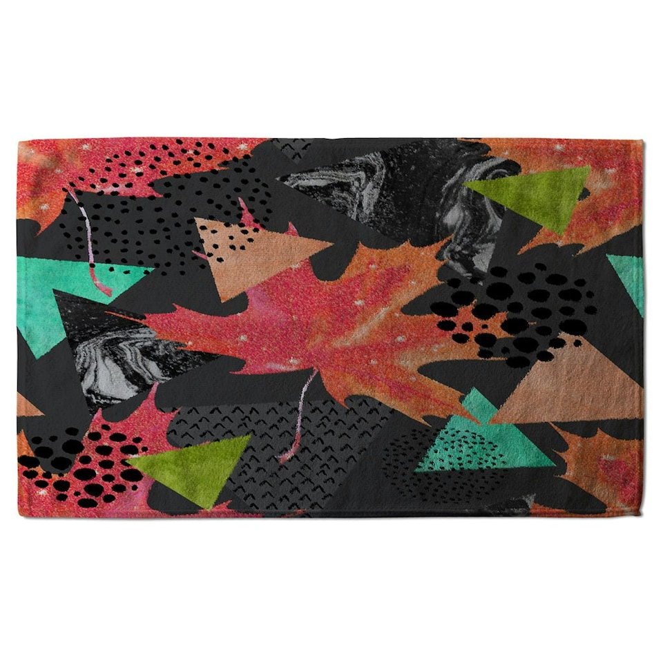 image 1 of Maple Leaf Geometrics (Kitchen Towel)