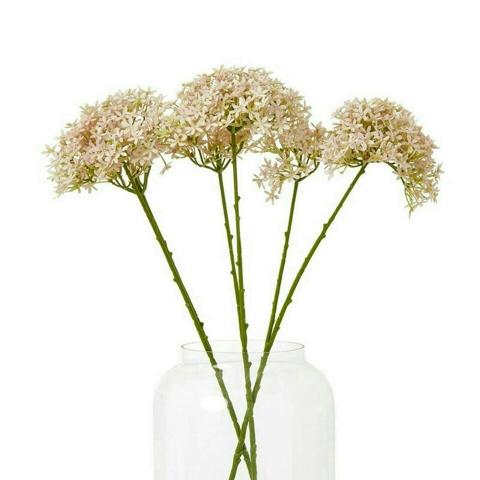 image 1 of Crown Hydrangea (Single Stem Flower) - Plastic - L16 x W18 x H71 cm - Pink