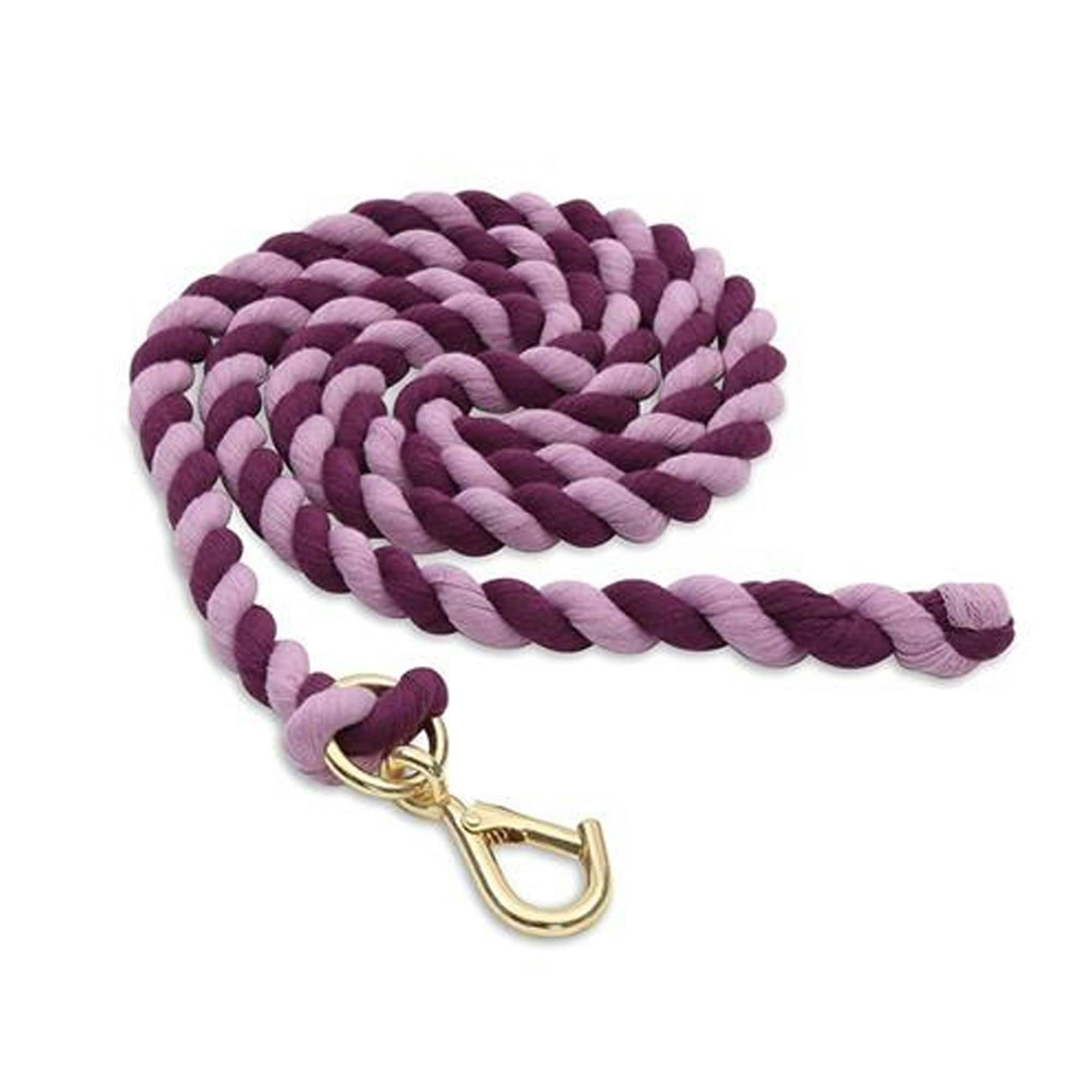 Shires Two Tone Horse Lead Rope - Purple/Lilac - One Size
