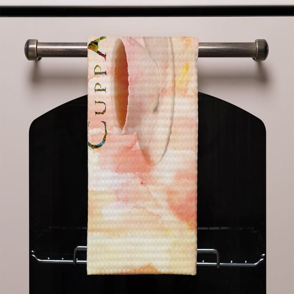 image 1 of LETS HAVE A CUPPA (Kitchen Towel)