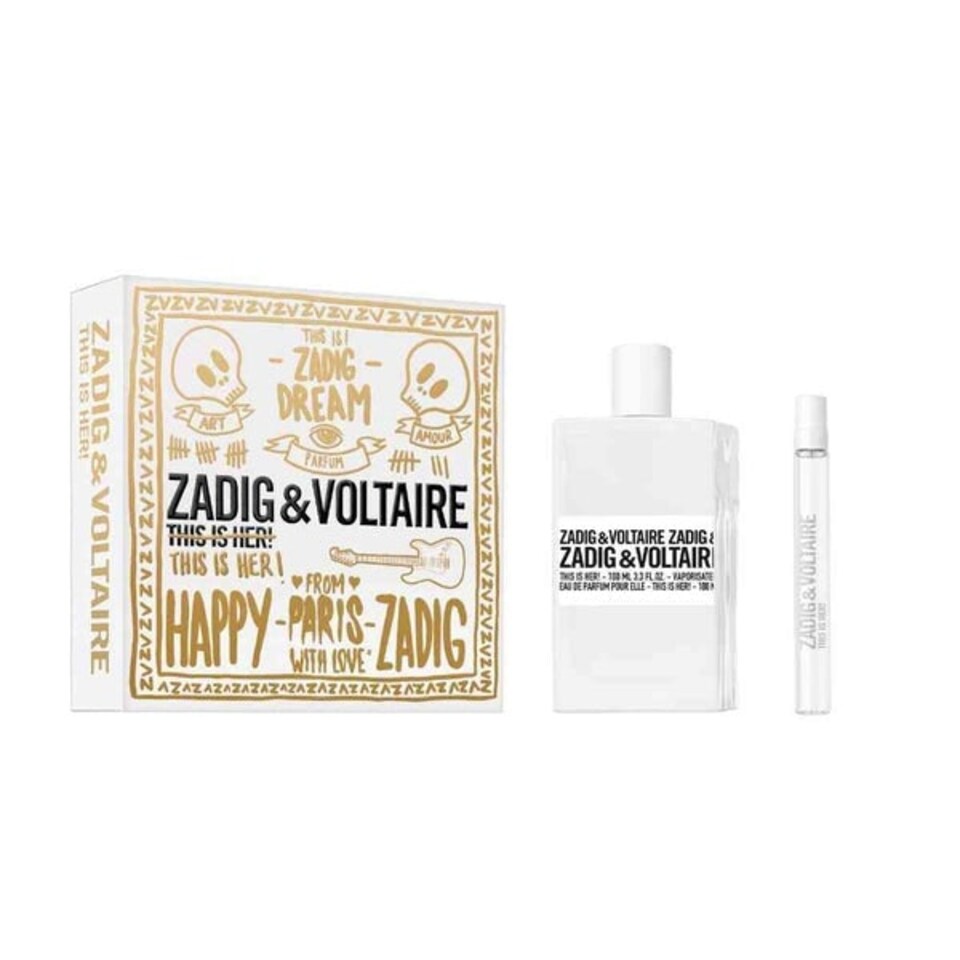 image 1 of Zadig & Voltaire This is Her Gift Set 100ml EDP + 10ml EDP