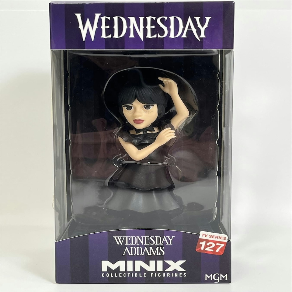 image 1 of Wednesday Addams in Ball Dress 12 cm Collectible Figure Minix 13487