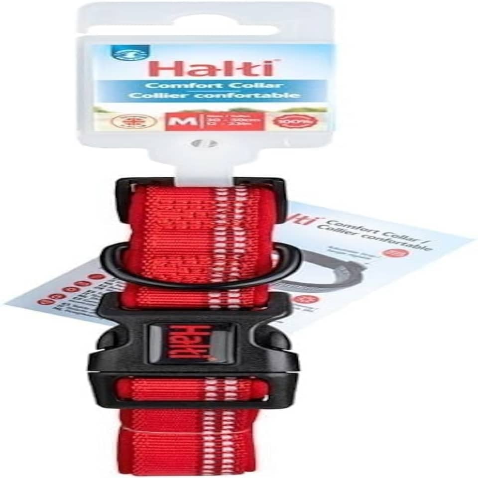 image 1 of HALTI Collar - Size Small - Red - For Small - Medium & Large Dogs