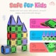 image 4 of Desire Deluxe Micro Magnetic Tiles Building Blocks Toy STEM Educational Travel Size Magnetics Blocks for Kids, Preschool Sensory Montessori Toddler Magnetic Toys for Boys & Girls 3 plus Years Old 28PCS Multicolour