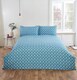 image 4 of Olivia Microfibre Floral Duvet Cover Set with Pillowcase (Blue) | Blue | Double | 1