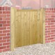 image 1 of Drayton Square Top Low Single Gate - Pressure Treated Scandinavian Redwood - W900 x H950 mm | Brown | 1