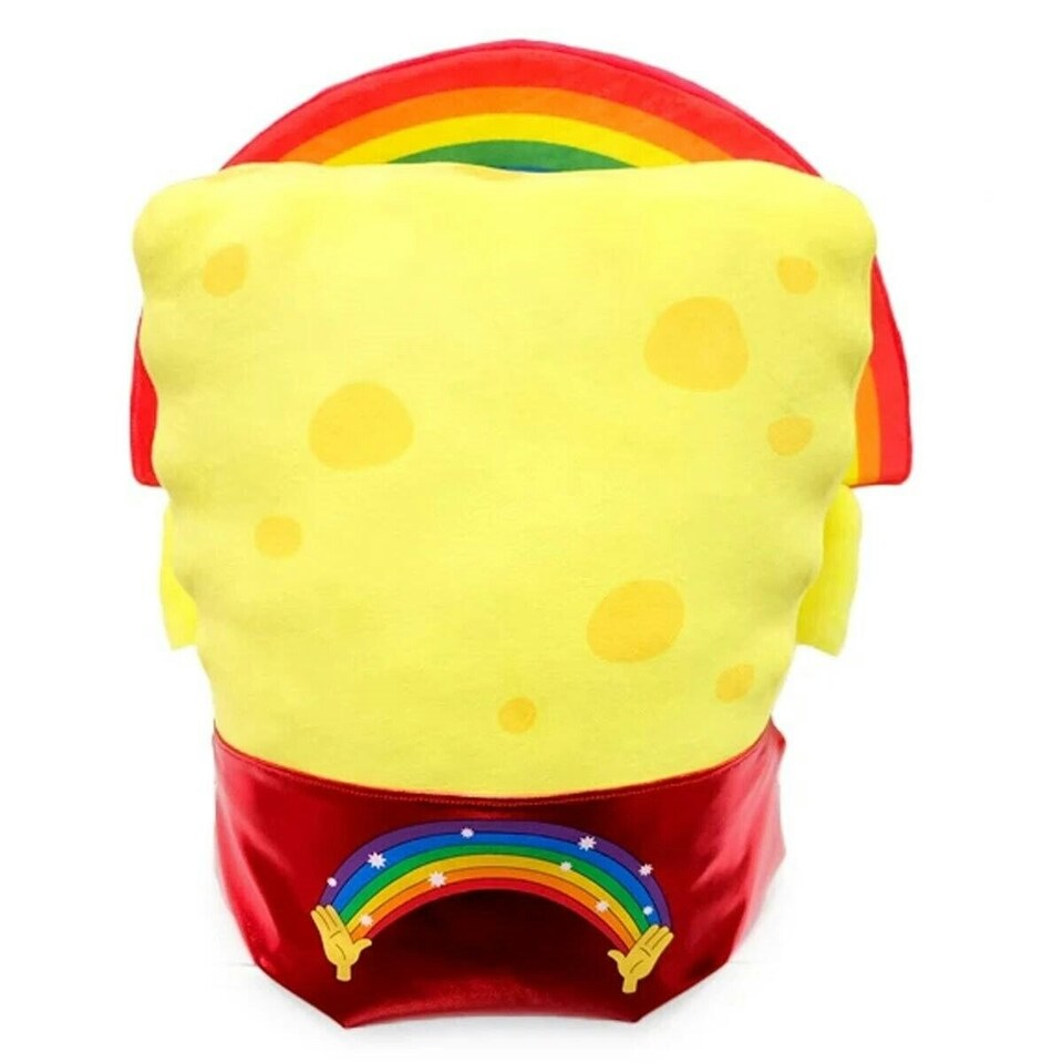image 1 of SpongeBob SquarePants Hugme Rainbow Plush Toy - Yellow - One Size