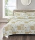 image 1 of Velosso Maya Cotton Blend Quilted Bedspread Set | Cream | Natural | Single