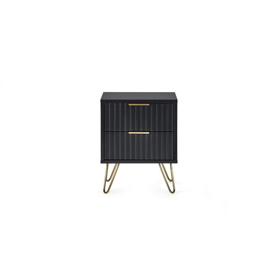 image 1 of Premium Matte Black Lamp Table Black