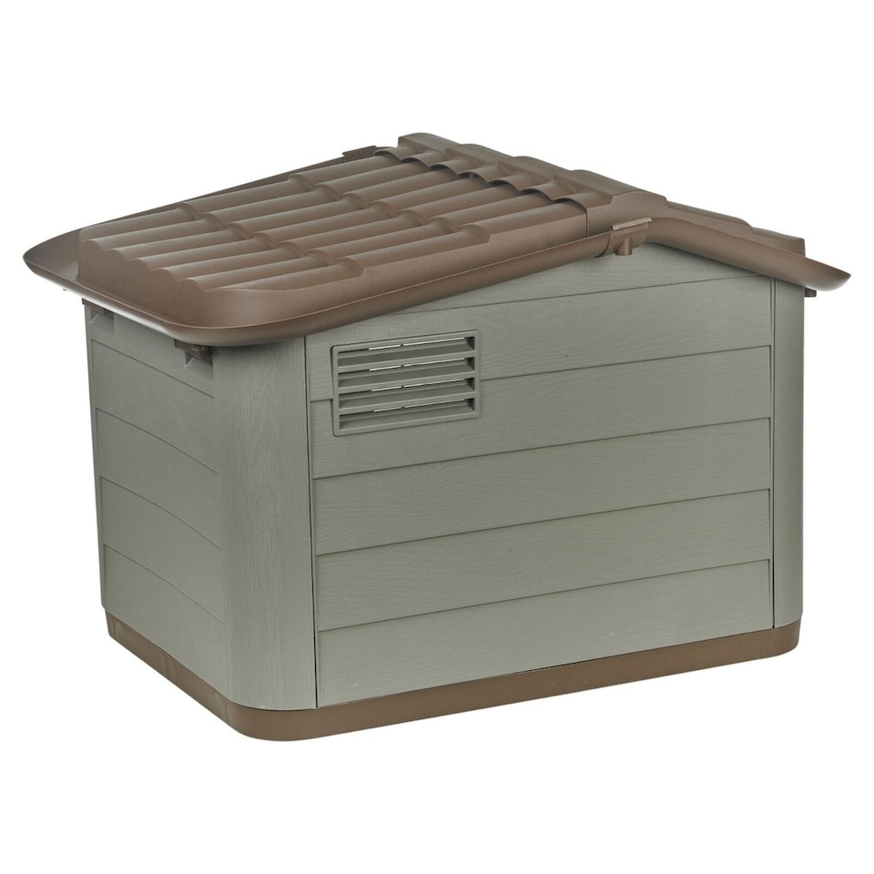 image 1 of Plastic Dog House | Grey | L | 1