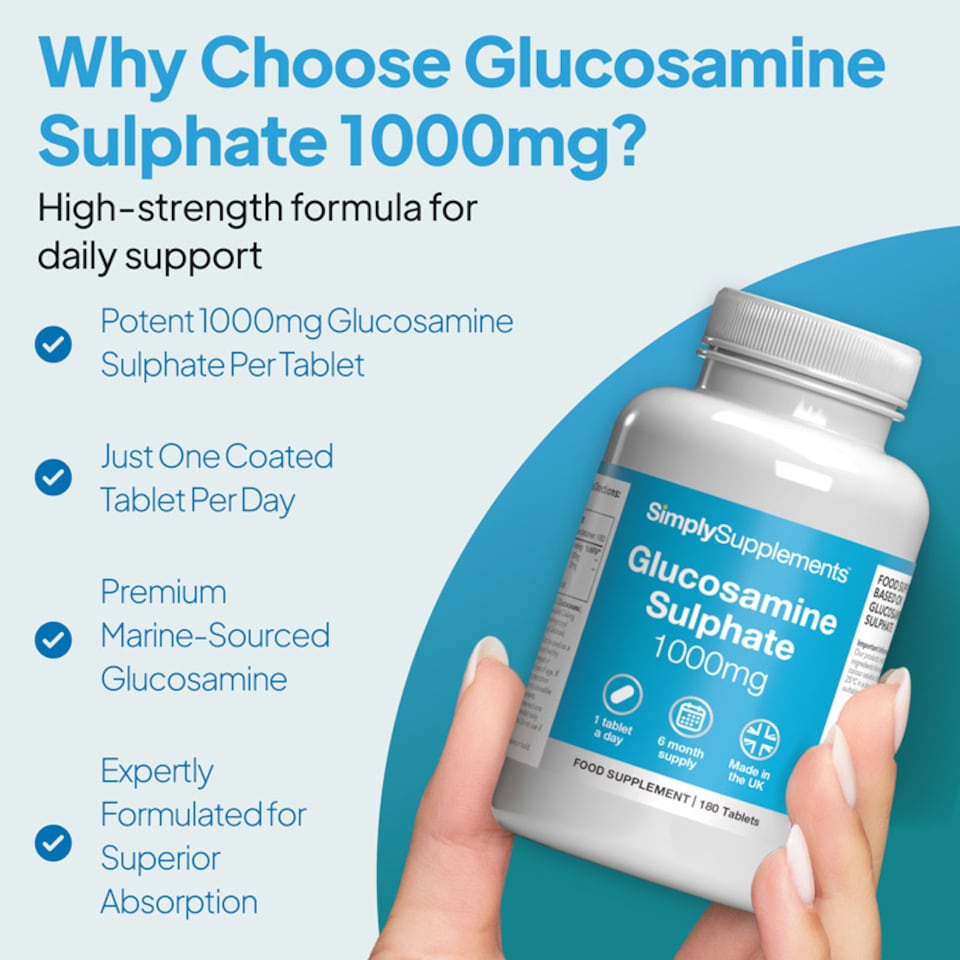 image 1 of Glucosamine Sulphate 1,000mg - Tablets