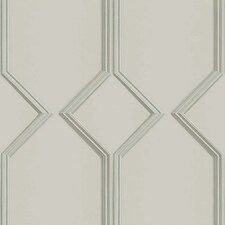 Belgravia Alessia Panel Vinyl Wallpaper - Off White - 32.8ft x 21in White