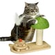 image 6 of PawHut Mushroom-Shaped Cat-Scratching Post for Indoor Cats