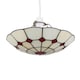 image 1 of ValueLights Cortez Red Ceiling Pendant Shade | Cream