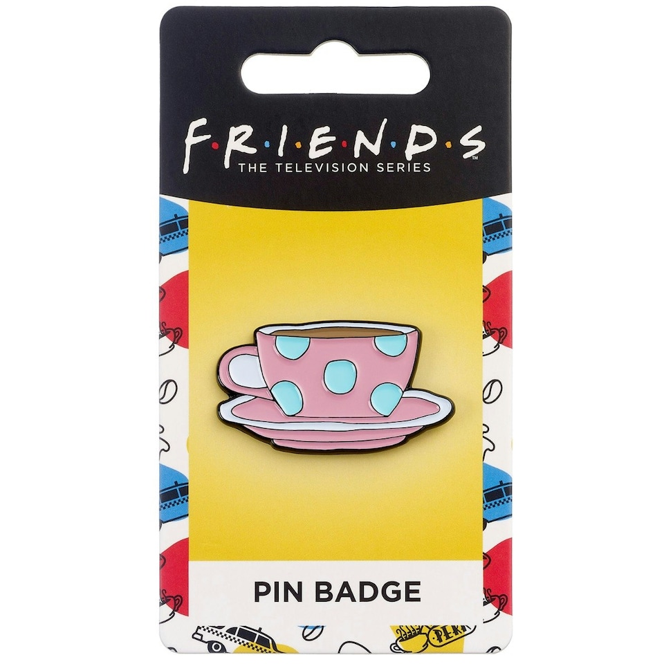 image 1 of Official Friends The TV Series Coffee Cup Pin Badge FTPB0004