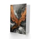 image 2 of Firebird Phoenix Abstract Flame Wings Him Her Birthday Card