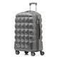 image 1 of Flight Knight Bubble Suitcase Ryanair easyJet Jet2 Approved 8 Wheel Hardcase Suitcases Cabin or Medium & Large Check-in Sizes | Grey | Anthracite | Medium