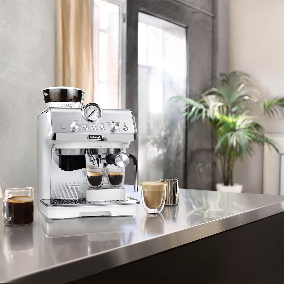 image 1 of Delonghi La Specialista Arte Bean to Cup Manual Coffee Machine, White